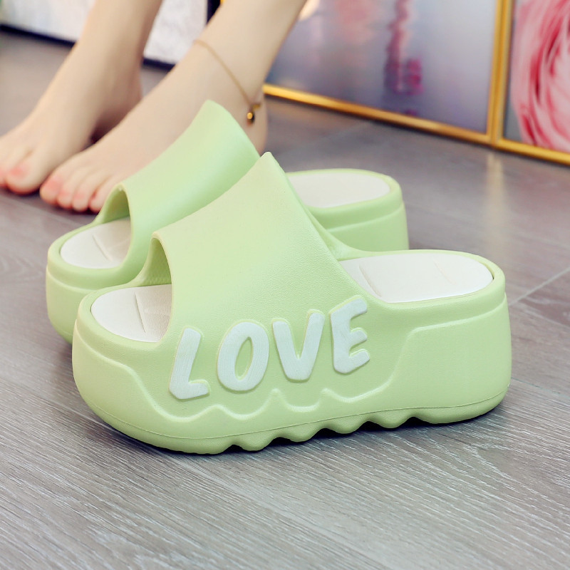 Women'S Shoes Quality - Wysokie obcasy 6cm Platforma Kapcie Letnie